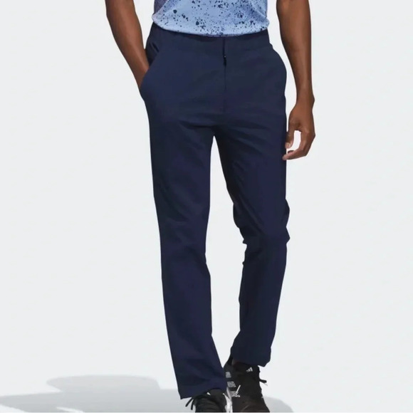 Adidas | Ripstop Navy blue Men’s golf‎ pants lightweight pockets stretch L large - Picture 1 of 11
